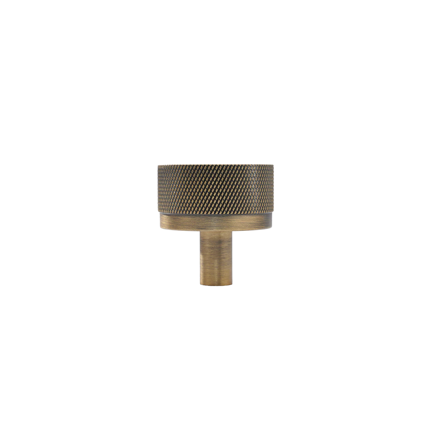 Momo Bellevue Knurled Knob Solid Brass 35mm Dark Brushed Brass