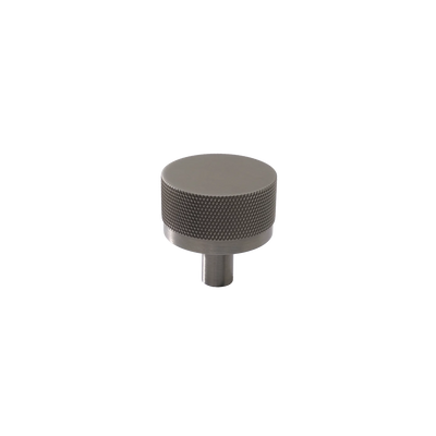 Momo Bellevue Knurled Knob Solid Brass 35mm Dull Brushed Nickel