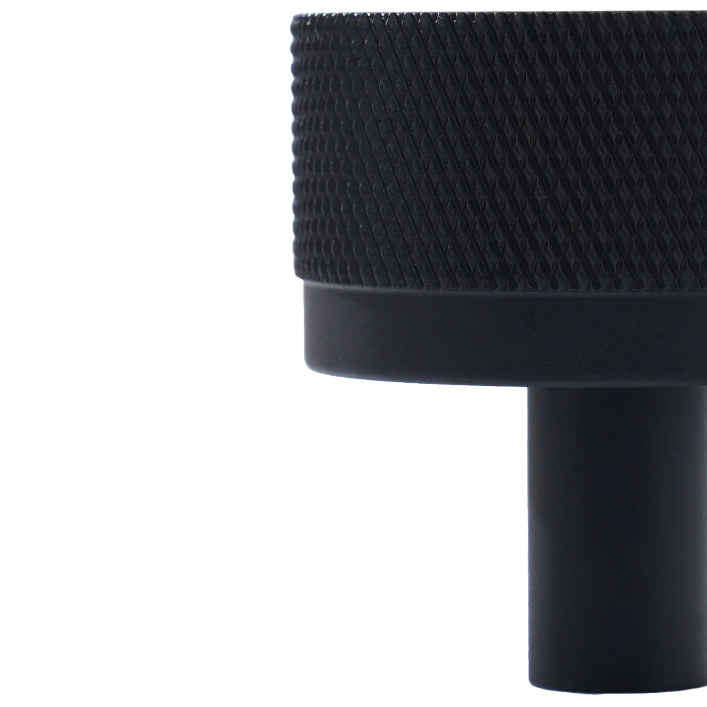 Momo Bellevue Knurled Knob Solid Brass 35mm Matt Black