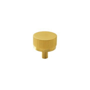 Momo Bellevue Lined Knob Solid Brass 35mm Brushed Satin Brass