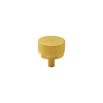 Momo Bellevue Lined Knob Solid Brass 35mm Brushed Satin Brass