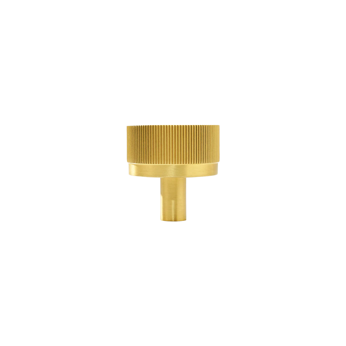 Momo Bellevue Lined Knob Solid Brass 35mm Brushed Satin Brass