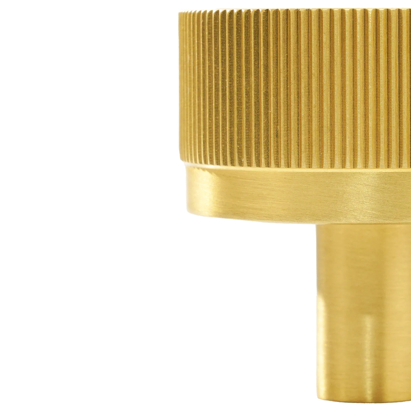 Momo Bellevue Lined Knob Solid Brass 35mm Brushed Satin Brass