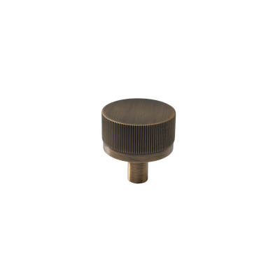Momo Bellevue Lined Knob Solid Brass 35mm Dark Brushed Brass
