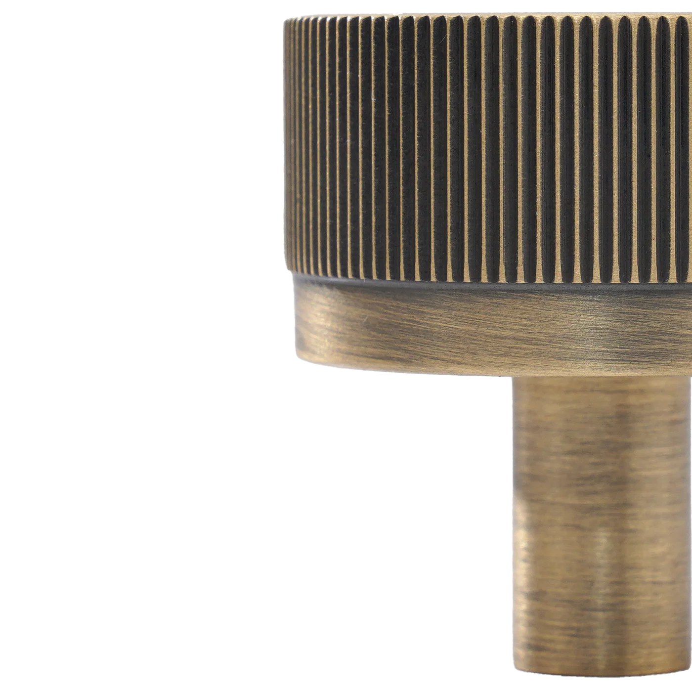 Momo Bellevue Lined Knob Solid Brass 35mm Dark Brushed Brass