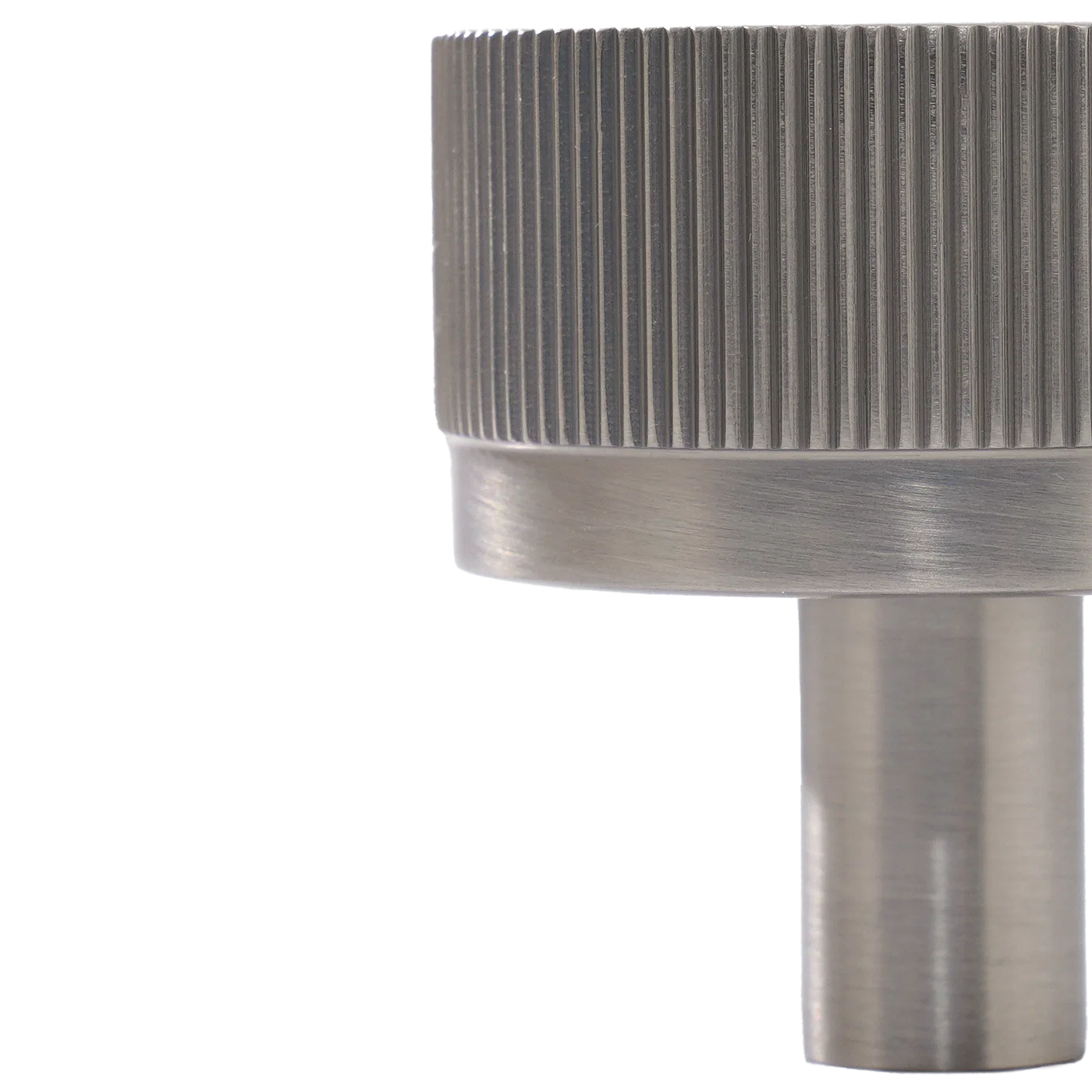 Momo Bellevue Lined Knob Solid Brass 35mm Dull Brushed Nickel