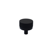 Momo Bellevue Lined Knob Solid Brass 35mm Matt Black