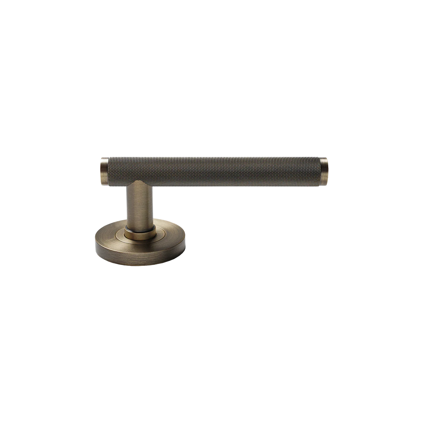 Momo Bellevue Knurled Lever Handle Set Dark Brushed Brass