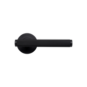 Momo Bellevue Knurled Lever Handle Set Matte Black