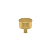 Momo Bellevue Plain Knob Solid Brass 35mm Brushed Satin Brass