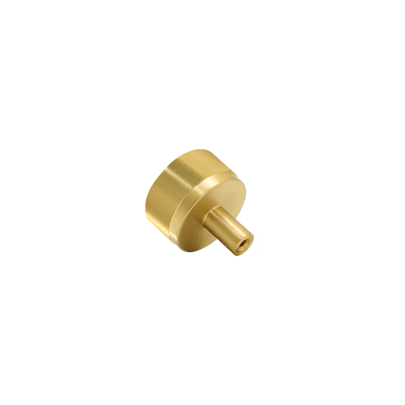 Momo Bellevue Plain Knob Solid Brass 35mm Brushed Satin Brass