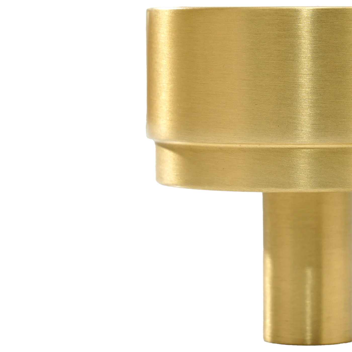 Momo Bellevue Plain Knob Solid Brass 35mm Brushed Satin Brass