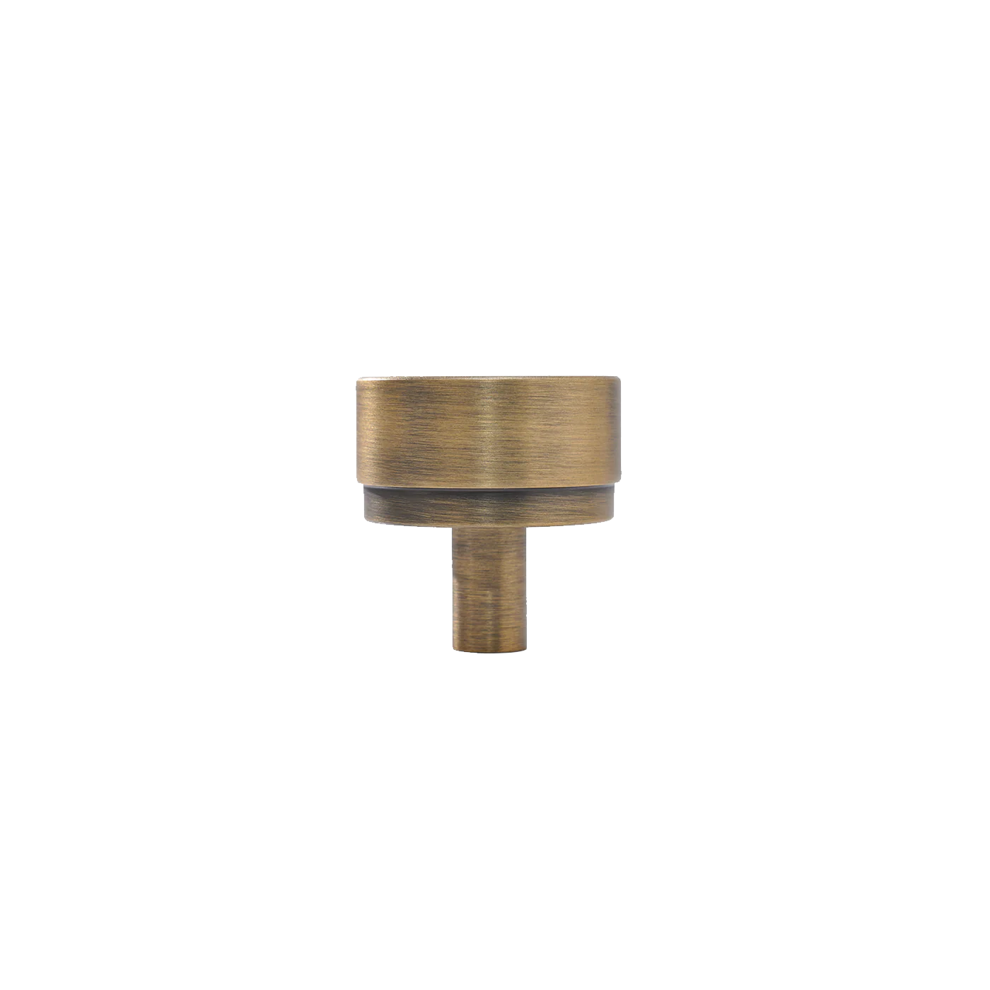 Momo Bellevue Plain Knob Solid Brass 35mm Dark Brushed Brass