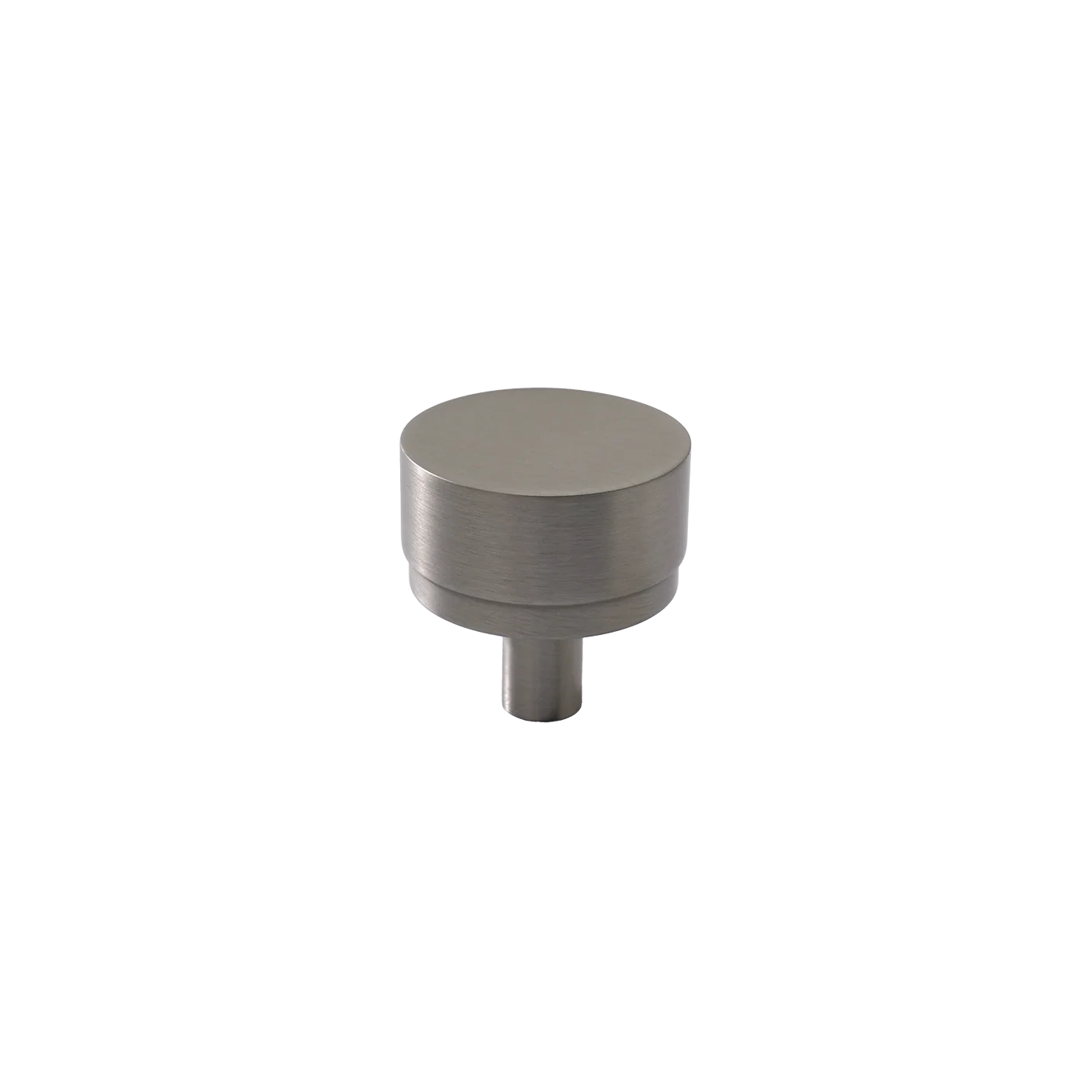 Momo Bellevue Plain Knob Solid Brass 35mm Dull Brushed Nickel