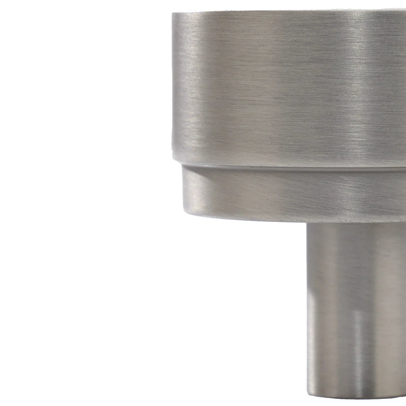 Momo Bellevue Plain Knob Solid Brass 35mm Dull Brushed Nickel