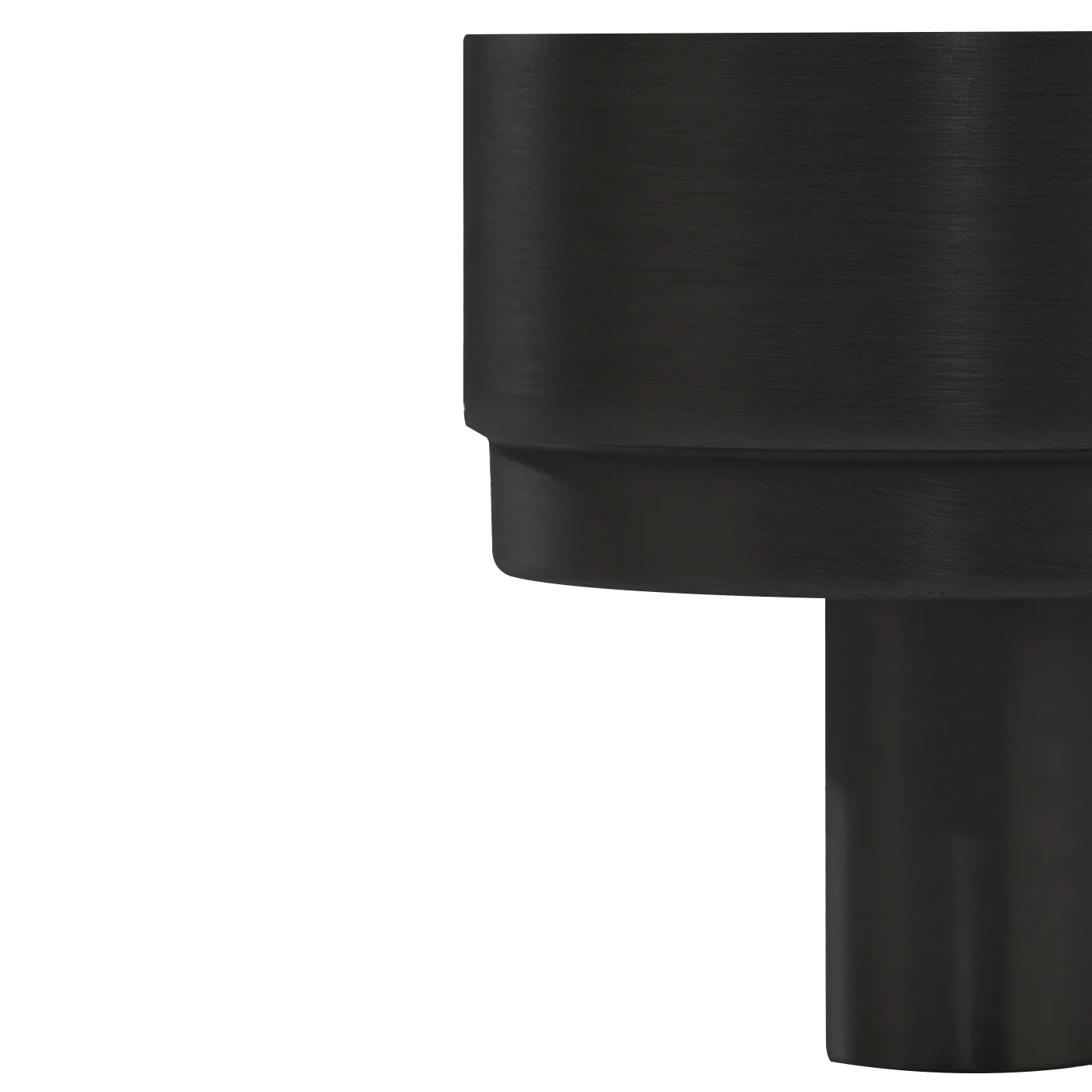 Momo Bellevue Plain Knob Solid Brass 35mm Matt Black