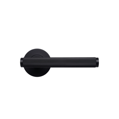 Momo Bellevue Lined Lever Handle Set Matt Black
