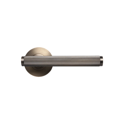 Momo Bellevue Lined Lever Handle Set Dark Brushed Brass