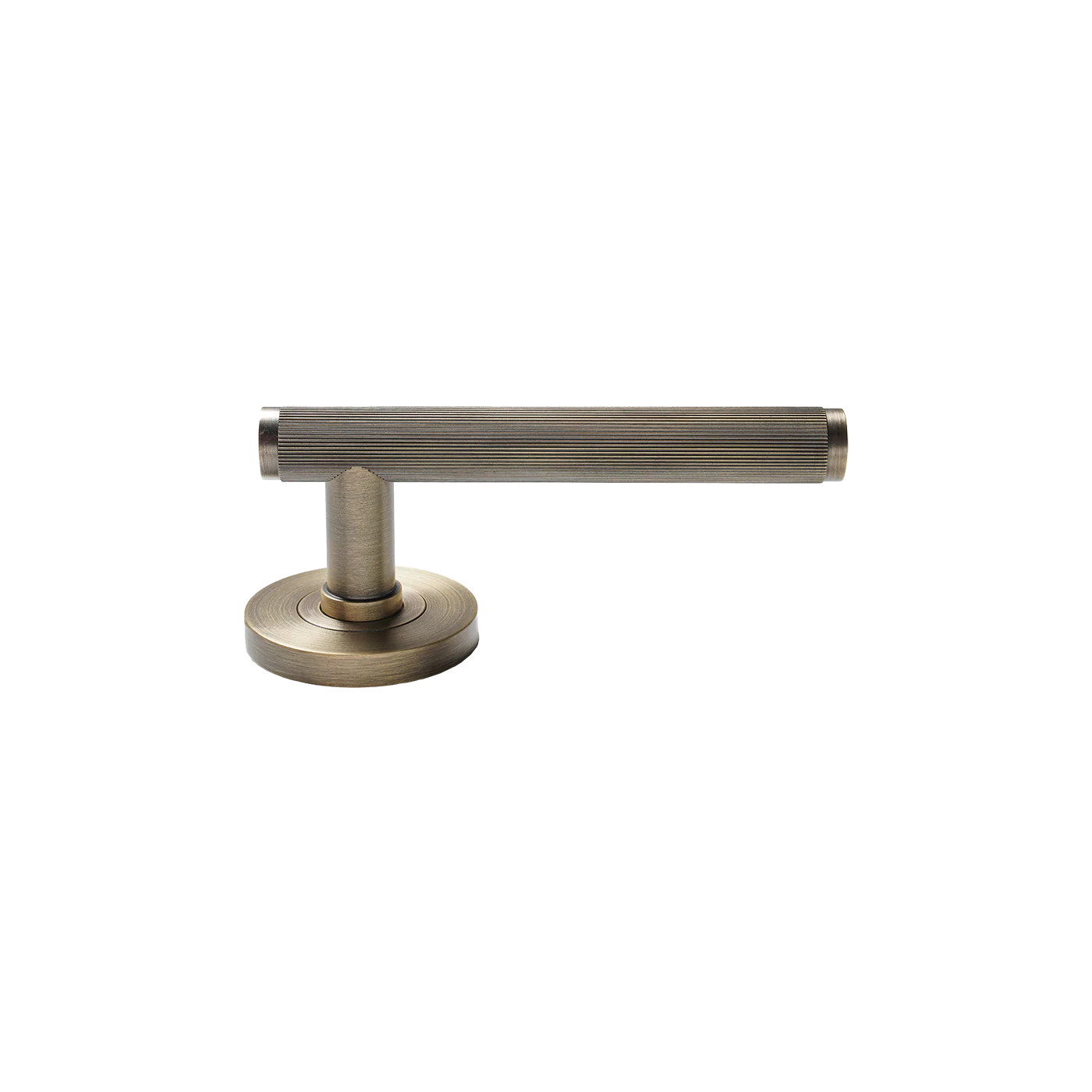 Momo Bellevue Lined Lever Handle Set Dark Brushed Brass