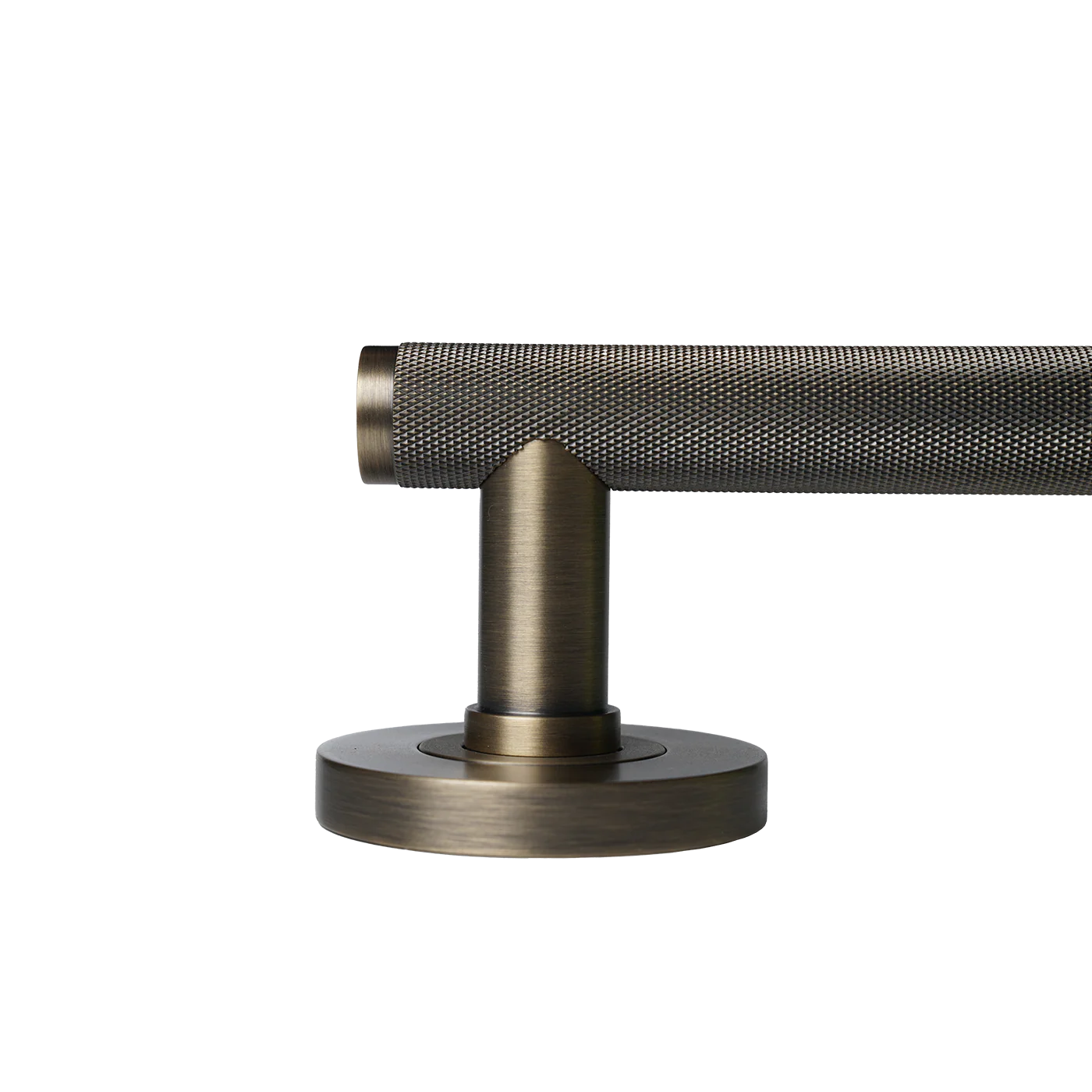 Momo Bellevue Knurled Lever Handle Set Dark Brushed Brass