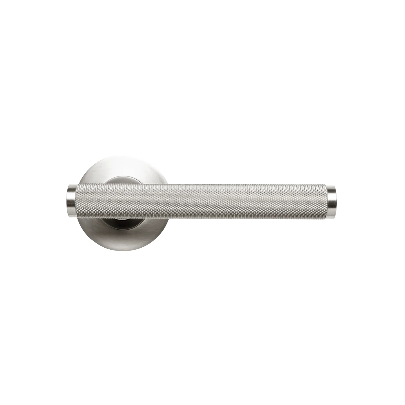 Momo Bellevue Knurled Lever Handle Dull Brushed Nickel