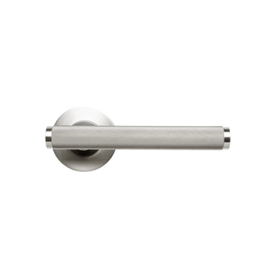 Momo Bellevue Knurled Lever Handle Dull Brushed Nickel