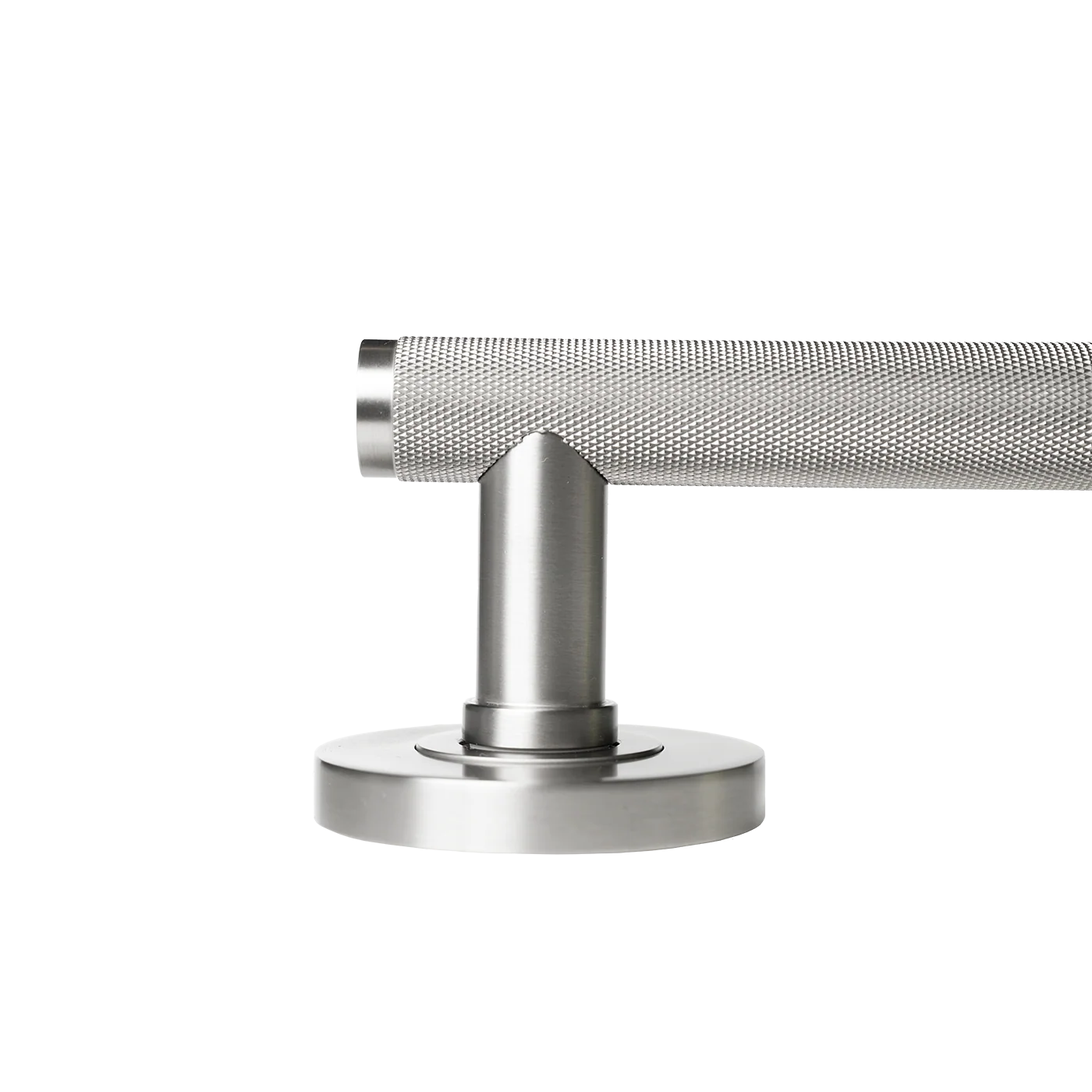Momo Bellevue Knurled Lever Handle Dull Brushed Nickel