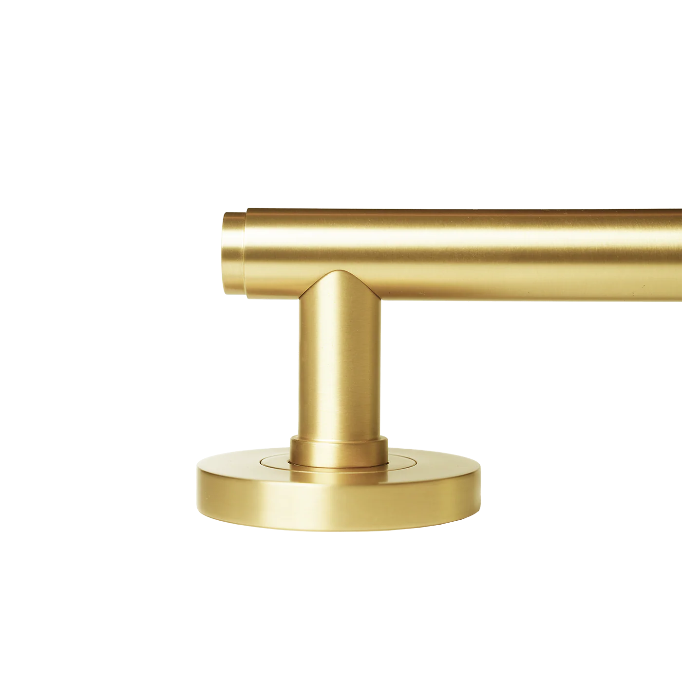 Momo Bellevue Plain Lever Handle Set Brushed Satin Brass
