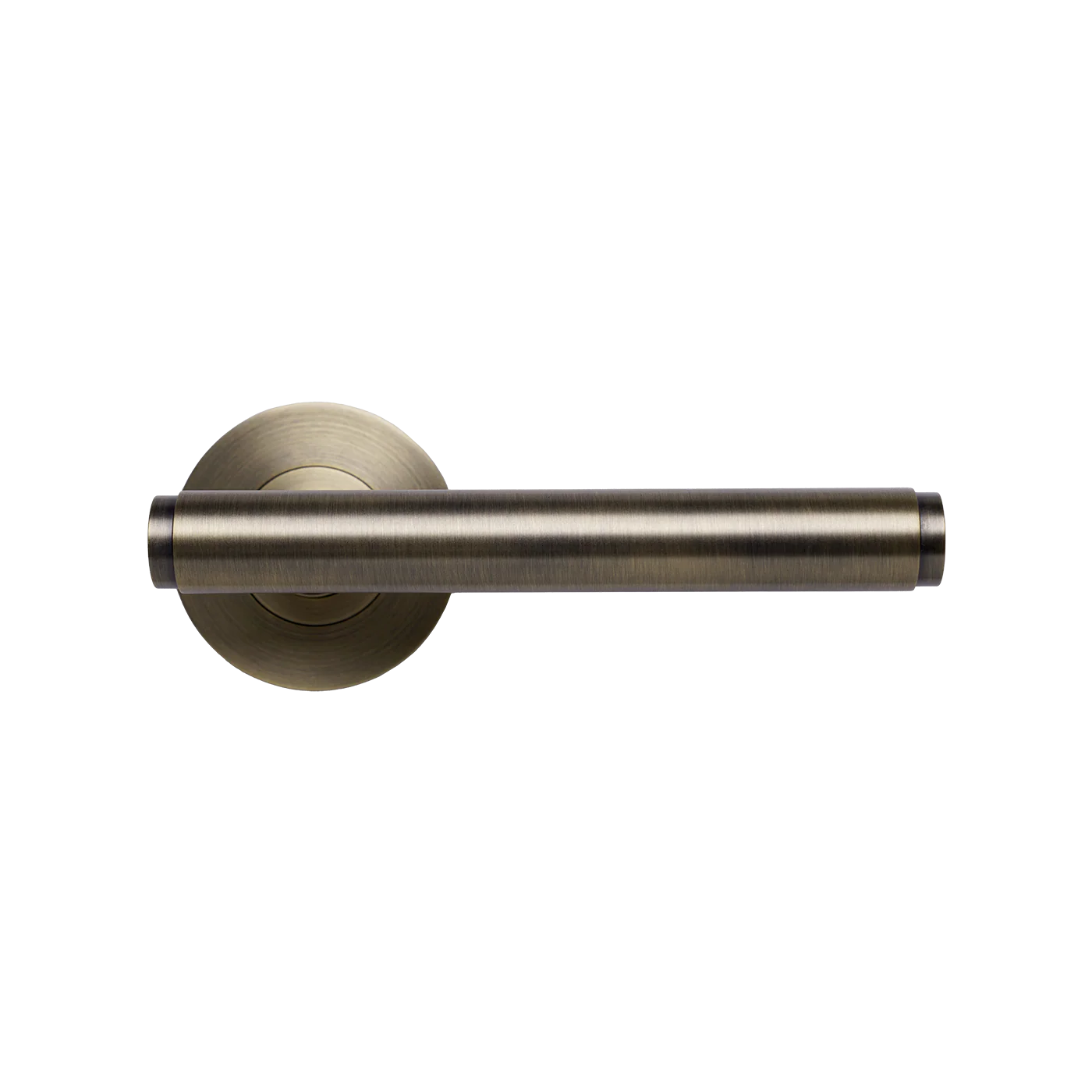 Momo Bellevue Plain Lever Handle Set Dark Brushed Brass