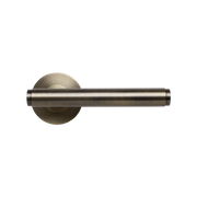 Momo Bellevue Plain Lever Handle Set Dark Brushed Brass