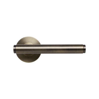 Momo Bellevue Plain Lever Handle Set Dark Brushed Brass