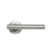 Momo Bellevue Plain Lever Handle Set Dull Brushed Nickel