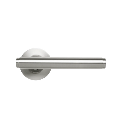 Momo Bellevue Plain Lever Handle Set Dull Brushed Nickel