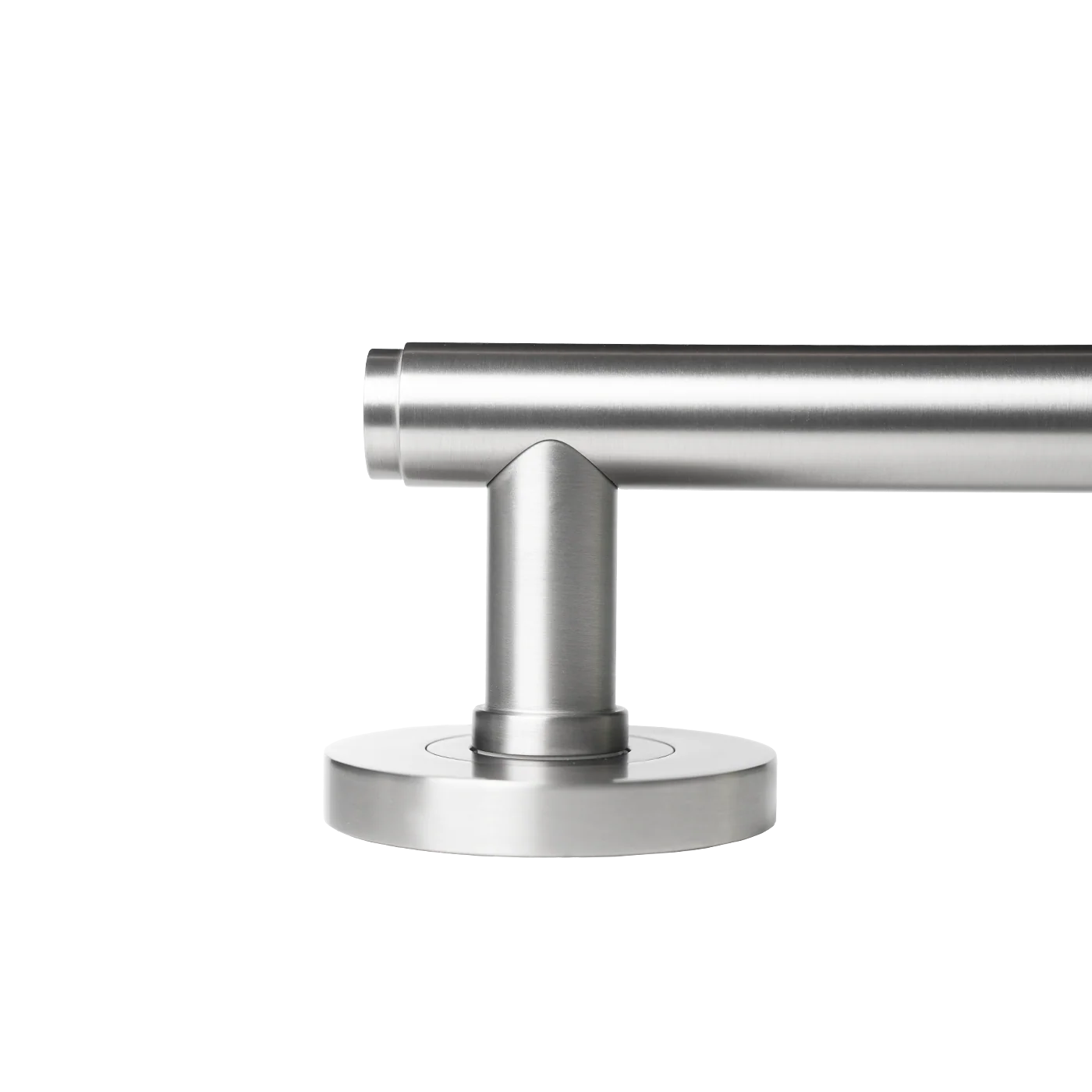 Momo Bellevue Plain Lever Handle Set Dull Brushed Nickel