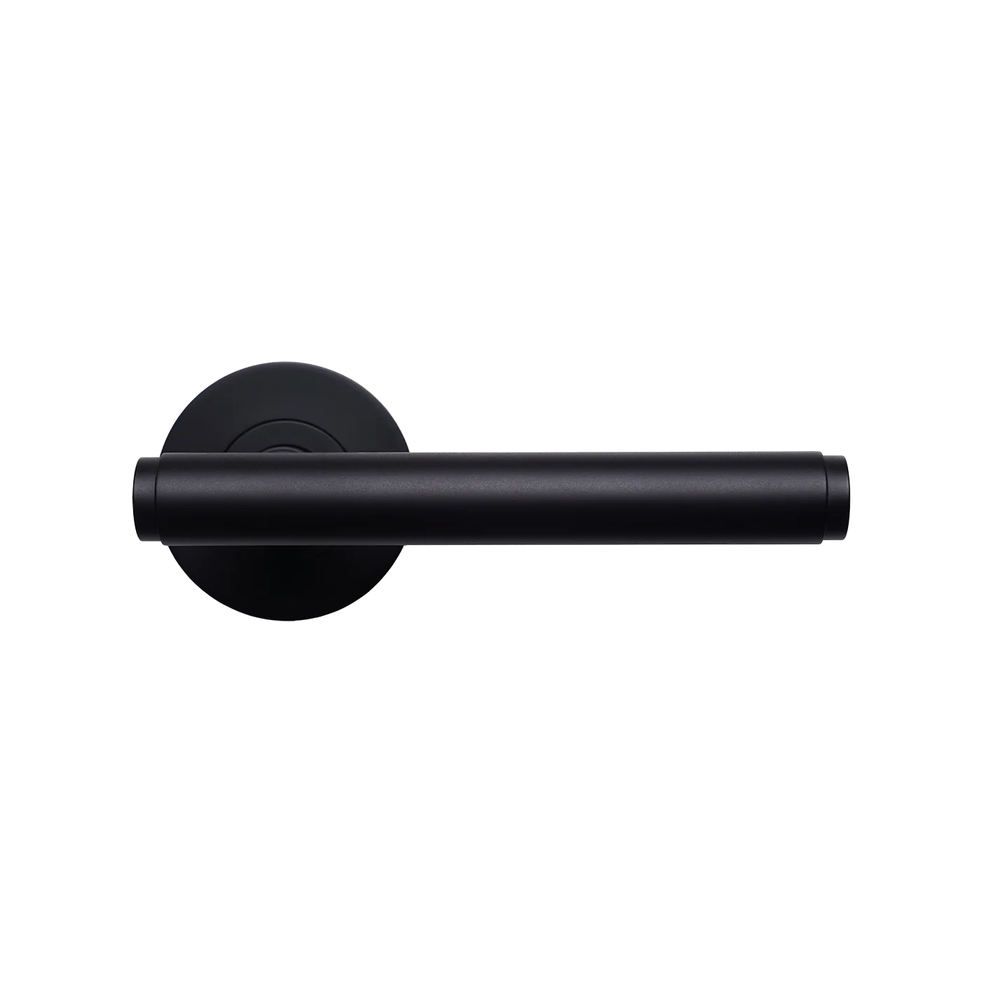 Momo Bellevue Plain Lever Handle Set Matt Black