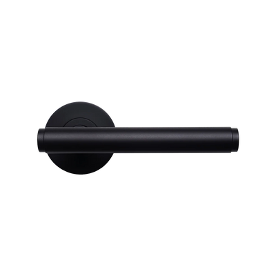 Momo Bellevue Plain Lever Handle Set Matt Black