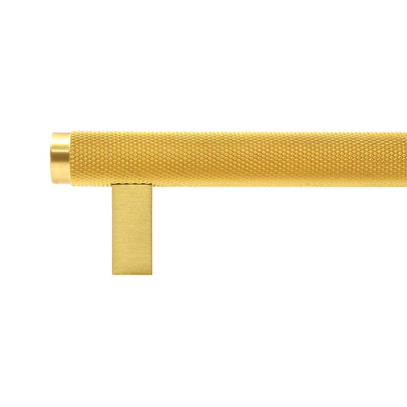 Momo Bellevue Knurled Bar Pull Solid Brass 160mm Brushed Satin Brass