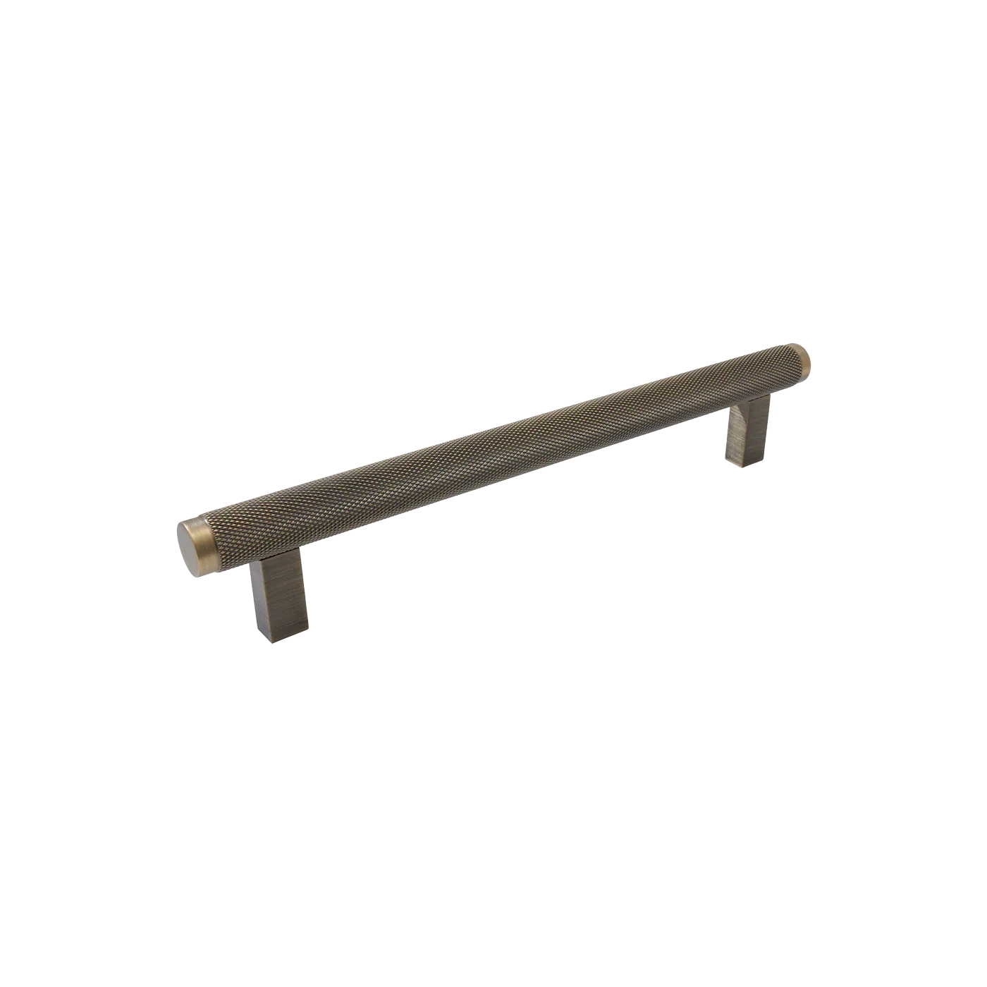 Momo Bellevue Knurled Bar Pull Solid Brass 160mm Dark Brushed Brass