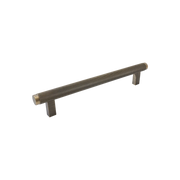 Momo Bellevue Knurled Bar Pull Solid Brass 160mm Dark Brushed Brass