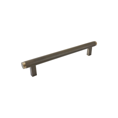 Momo Bellevue Knurled Bar Pull Solid Brass 160mm Dark Brushed Brass