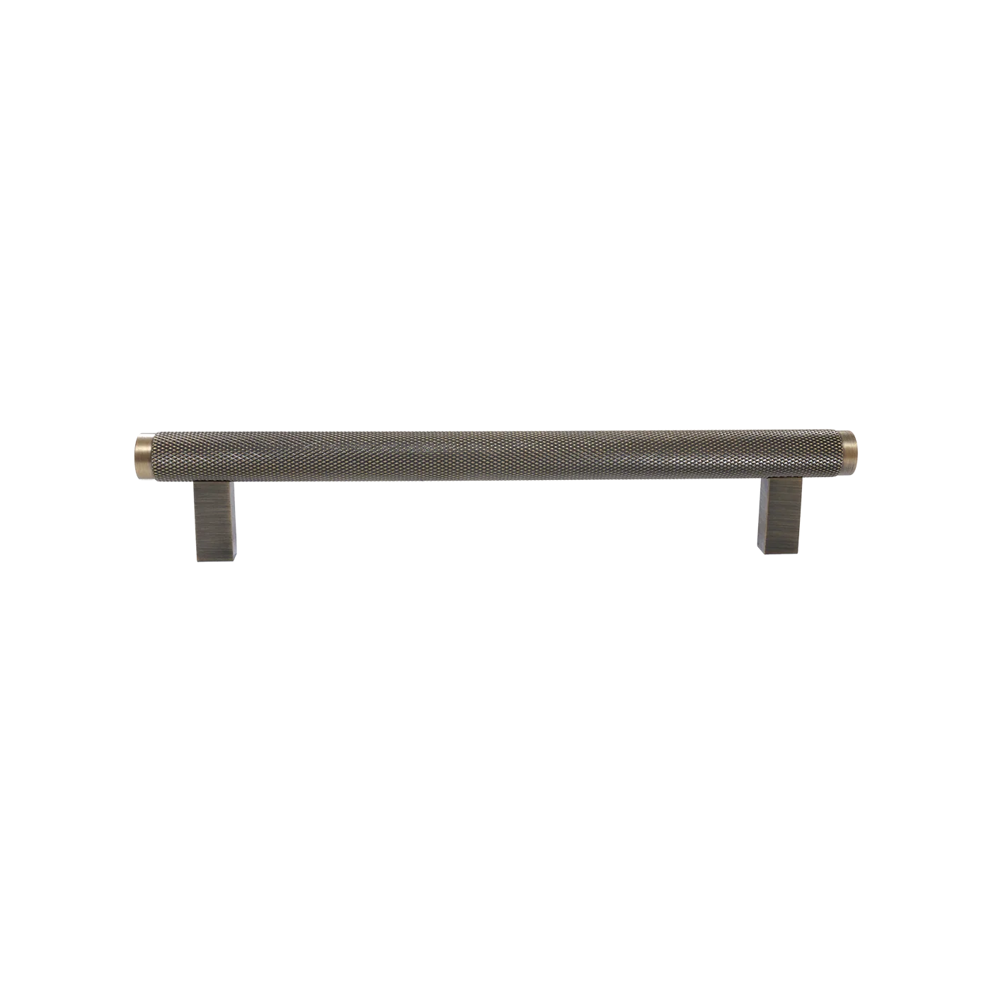 Momo Bellevue Knurled Bar Pull Solid Brass 160mm Dark Brushed Brass