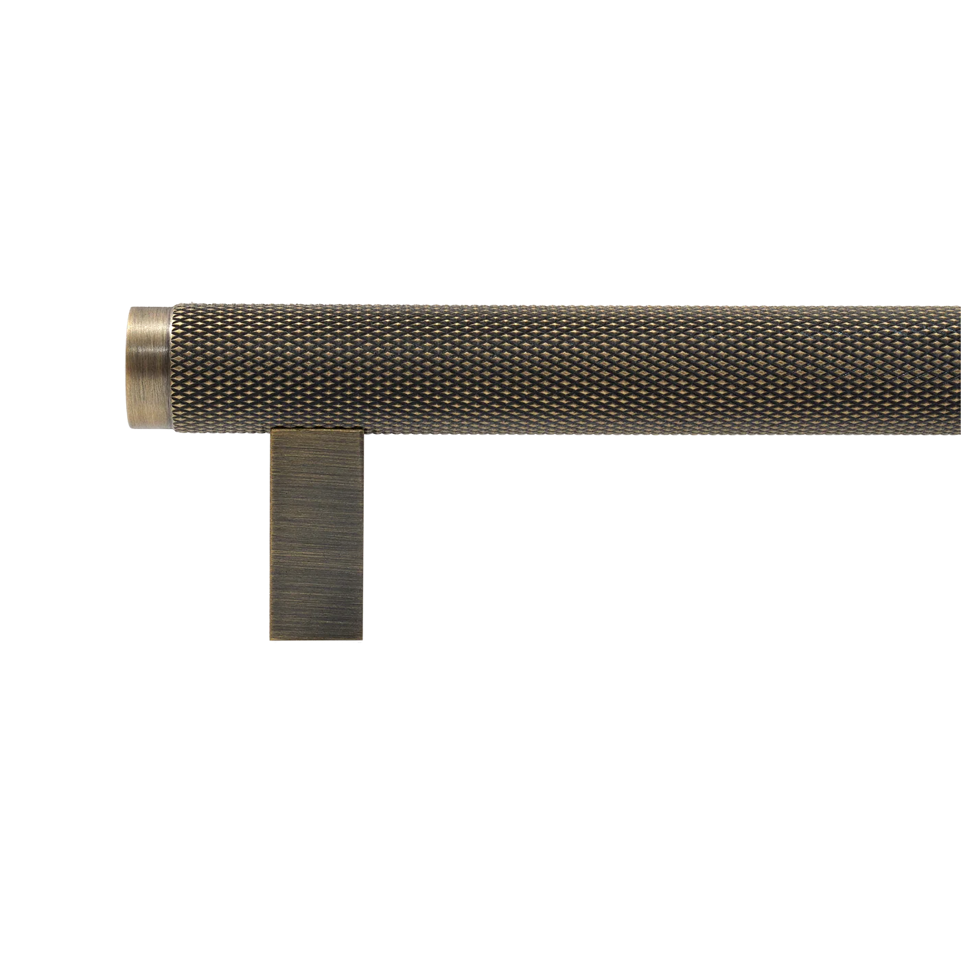 Momo Bellevue Knurled Bar Pull Solid Brass 160mm Dark Brushed Brass