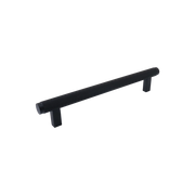 Momo Bellevue Knurled Bar Pull Solid Brass 160mm Matt Black
