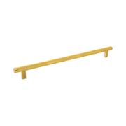 Momo Bellevue Knurled Bar Pull Solid Brass 320mm Brushed Satin Brass