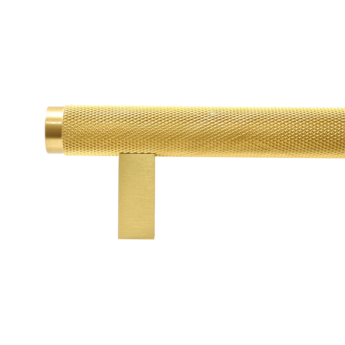Momo Bellevue Knurled Bar Pull Solid Brass 320mm Brushed Satin Brass