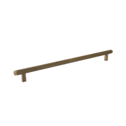 Momo Bellevue Knurled Bar Pull Solid Brass 320mm Dark Brushed Brass