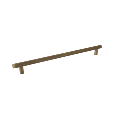 Momo Bellevue Knurled Bar Pull Solid Brass 320mm Dark Brushed Brass