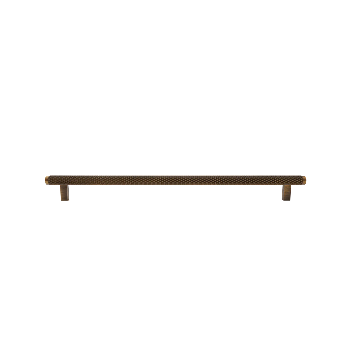 Momo Bellevue Knurled Bar Pull Solid Brass 320mm Dark Brushed Brass