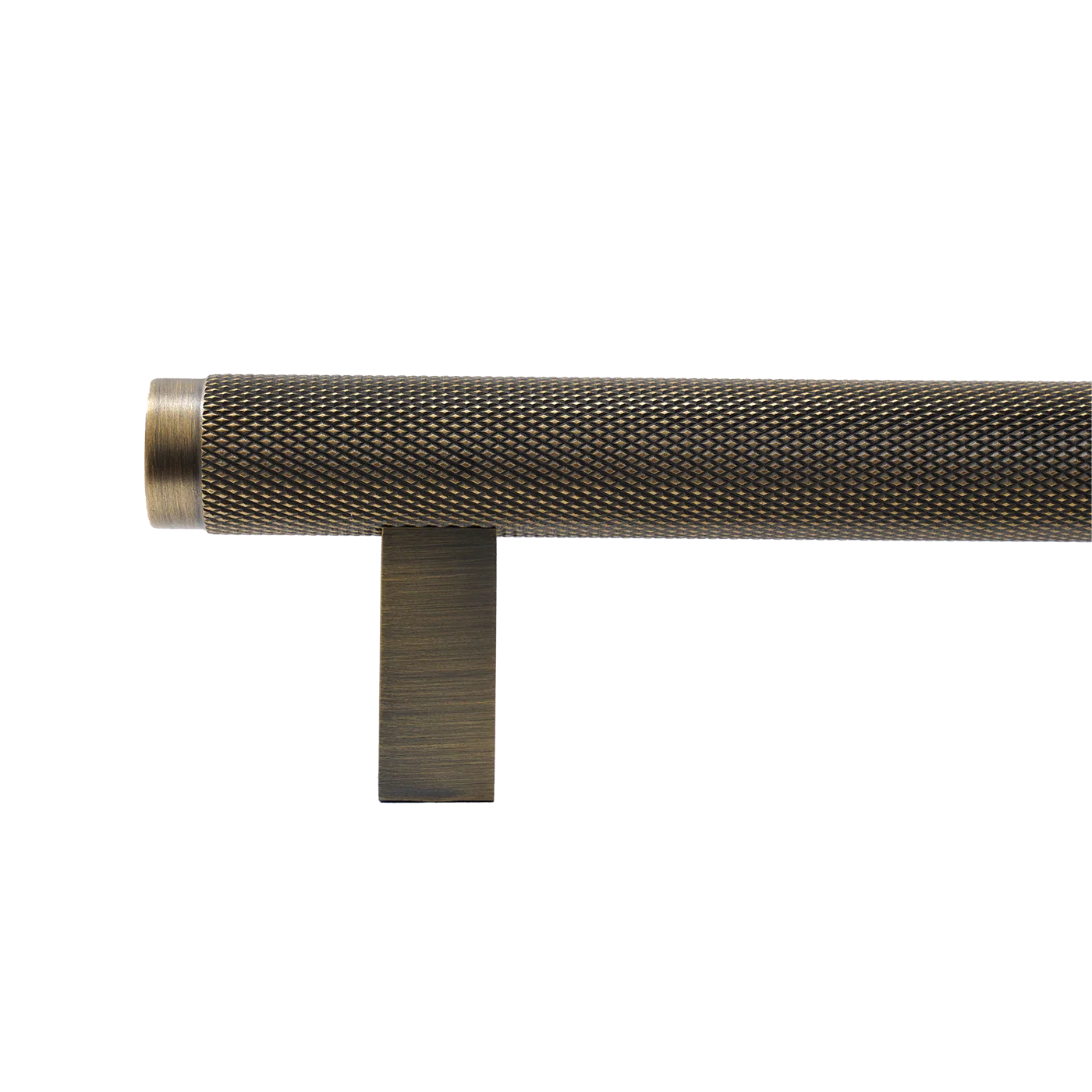 Momo Bellevue Knurled Bar Pull Solid Brass 320mm Dark Brushed Brass