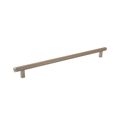 Momo Bellevue Knurled Bar Pull Solid Brass 320mm Dull Brushed Nickel